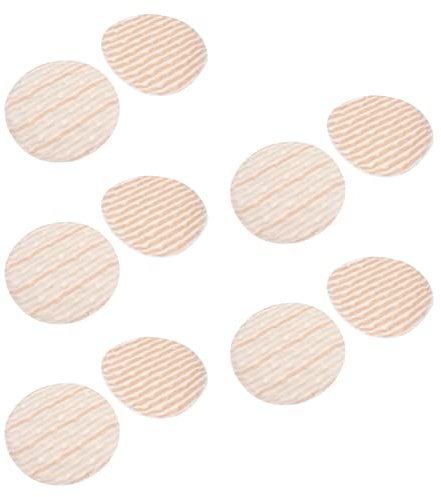 Beavorty 10pezzi Coppette Assorbilatte Lavabili in Cotone Coppette Assorbilatte Riutilizzabili Da Cuscini Per Allattamento