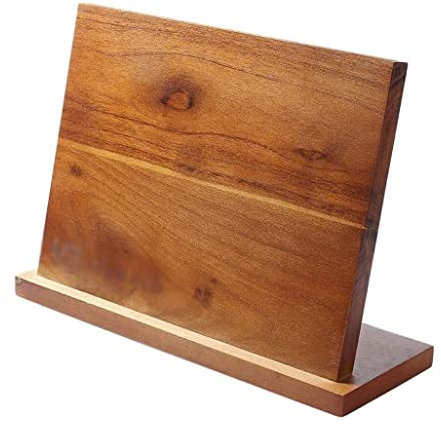 Blocs Couteaux vides Porte-Couteau Magnétique en Bois Massif Bloc De Couteaux Magnétique Grand Porte-Couteaux Universel Cuisine Comptoir Couteau Stockage pour la Cuisine