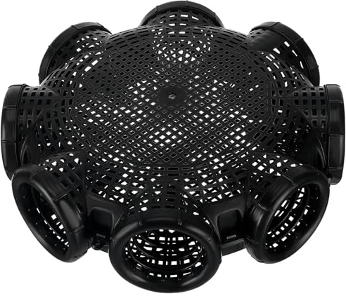 INOOMP Piège À Anguille Cage De Pêche Léger Et Compact pour Poissons Crevettes Et Crabes Panier Respirant Durable pour Pêche en Eau Douce