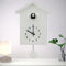 Reloj de cuco con chimer minimalista con sonido de cuco con péndulo, delicado reloj de cuco, casa de pájaros, reloj de pared de cuco alimentado por pilas, para arte de pared, decoración del hogar,