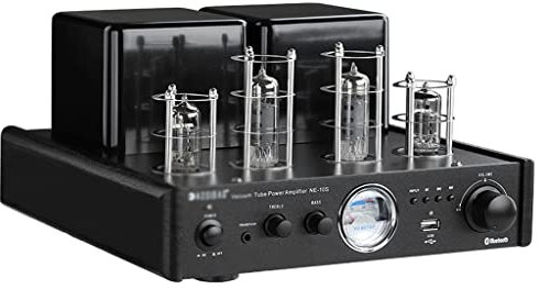 SilteD DLOETT Amplificatore valvolare Audio 40Wx2 Home Theater Professionale HiFi Amplificatore di Potenza Stereo Amplificatore per Cuffie USB