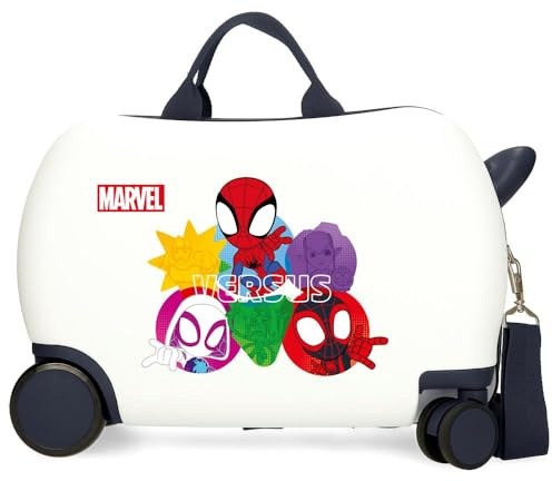 Disney Spidey Versus-Gepäck – Kindergepäck, Jungen, Versus-Handgepäck mit seitlichem Zahlenschloss und 4 Rädern ist aus ABS gefertigt, einem stabilen und leichten Material.