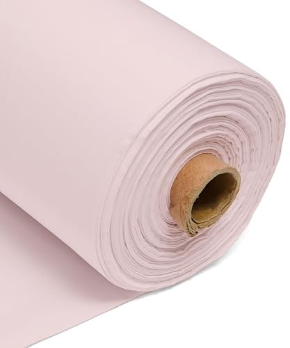 Discount Fabrics LTD Tissu 100 % coton uni Rose clair 150 cm de large 150 g/m² - Couture, couture, matelassage, doublures de rideaux, taies d'oreiller et fourre-tout - 1 m