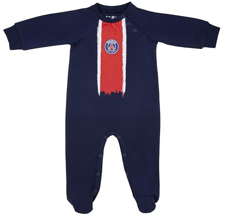 PSG Grenouillère bébé garçon Collection Officielle Paris Saint Germain - 6 Mois