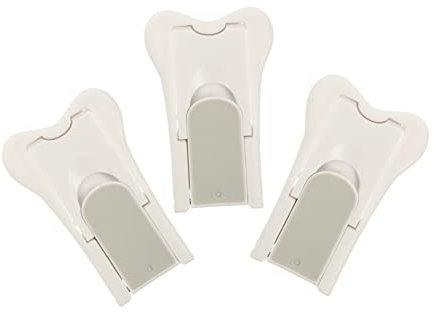 Housoutil 3pcs Fenster Baby Fenster Schlösser Set Schlüssel Schiebetür Limiter Weiß