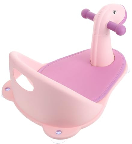 Babybadewannensitz aus Pp in Pferdeform mit Ringarmlehne | Babys und Kleinkinder, Klappbares Design, Geeignet für Eltern Kind Bad der Wanne