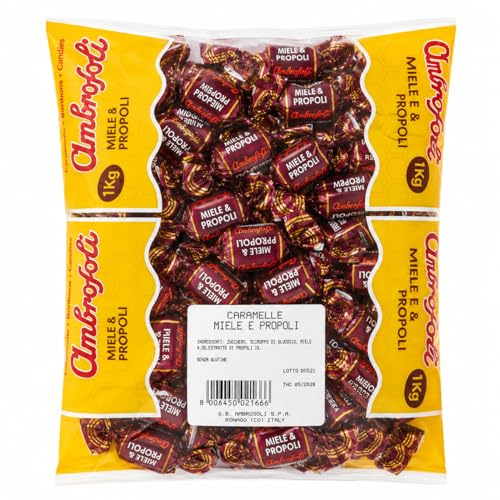 Ambrosoli Caramelle Miele e Propoli con Echinacea e Rosa Canina 1 kg