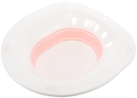 VALICLUD Sitzbadewanne Für Frauen Mit Hämorrhoiden Becken Für Pflege Geburt Tragbar Für Toilette Faltbares Design Für Reisen Geeignet Für Schwangere Und Ältere Menschen