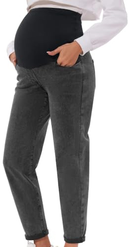 ORANDESIGNE Jean de Grossesse Skinny pour Femme Enceintes Pantalon de Maternité Jeans de Maternité