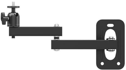 Gissroys Foldable Projector Wall Mount with 5 kg Load Capacity Double Swivel Full Motion Adjustable Arm Projector Mount for Home Cinema