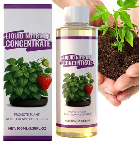 100ML Liquid Plant Food,Fertilizer for Indoor Plants,Houseplant Food Liquid,Universal Liqui/d Fertiliser for All Growing Systems,Nutrients Liqui/d Fertilizer for Vegetable Garden & Herb