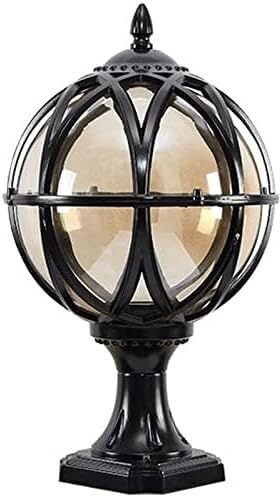 Globe Column Light Lantern Classic Aluminium Die Casting Glass Outdoor Waterproof E27 Pillar Post Lamps,Chandelier