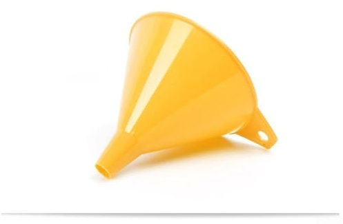 Entonnoir multifonction en plastique pour transfert de carburant et d'huile pour voitures, motos, cuisine, multi-usages avec design résistant aux déversements