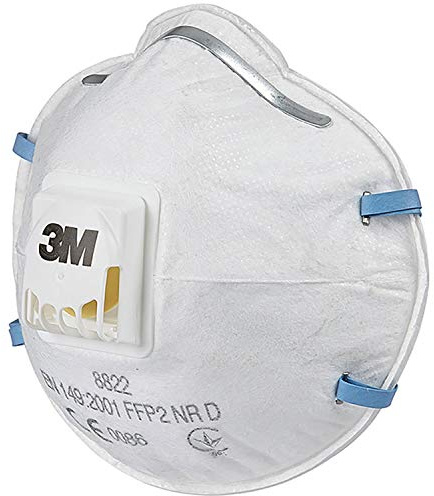 3M 8822 FFP2 Lot 10 masques filtrants avec valve