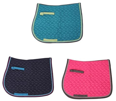 NETPROSHOP Schabracke Vielseitigkeit in Modernen Farben Pony oder Full, Groesse:Full, Farbe:Paradise Pink