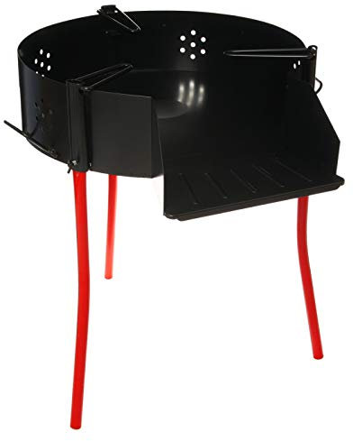 La Ideal español Barbacoa con Redondo, Barbacoa Grill, Negro, 70 cm