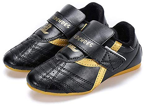 Chaussures De Taekwondo Chaussures De Boxe Sports Chaussures Arts Martiaux Kung Fu Taichi Antidérapant Léger Respirantes Comfortable Unisexe Hommes Femmes Adultes Enfants ( Color : Black , Size : 30 )