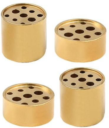 Operitacx Kupfer Multi-Loch Räucherstäbchenhalter 2Er Set Mit 9 Löchern Sicherer Weihrauchhalter Für Wohnzimmer Büro Meditationsraum Retro Design
