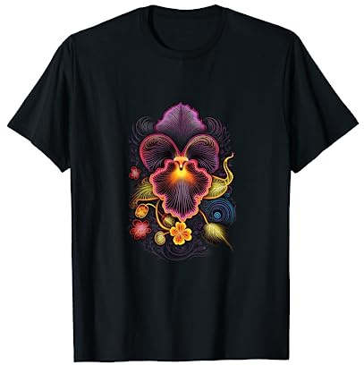 Miltonia Orchids Pansy Orchid Flower Floral Plant Lover T-Shirt