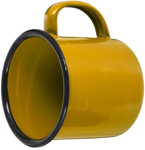 DEARMAMY Tasse Vintage En Émail 150Ml Avec Poignée Isolante Pour Café Et Thé Usage Quotidien Cuisine Maison