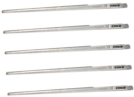 Lurrose Ago Per Treccia Tipo Usa 5 Pezzi Per Lavori in Pelle e Tessitura Cordini Cuoio, Strumenti Fai Da Te Per Artigianato Manuale Creatività e Cucito Creativo