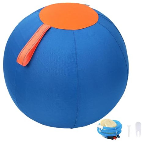 Generisch Aufblasbares Hunde Ball Spielzeug, Hüteball Für Große Hunde, Outdoor Hunde Ball Spielzeug, Blaue Verschleißfeste Haustier Bälle, Hunde Spielzeug Zum Spielen, Trainieren Und Entspannen