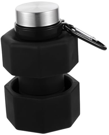 PAMINGONO Large Capacity Shaker Bottle for Gym Dumbbell Water Bottle Creative Design for Men Women