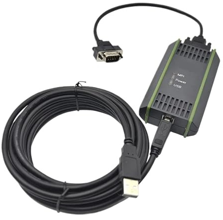 Cable de programación USB-MPI 6ES7 972-0CB20-0XA0 for S7-200/300/400. Adaptador USB a MPI/DP/PPI for PC. Programador RS485 0CB20.