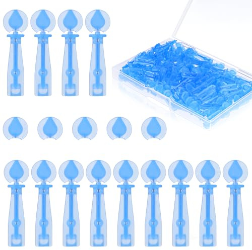 YUXMU Lot de 100 aiguilles jetables pour enlever les points noirs, l'acné, les lancettes, les points blancs, les comédons pour salon et maison