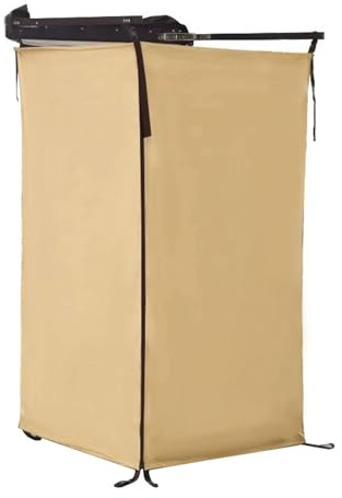 Amagogo Tente de Douche Latérale Polyvalente Camping-Car/Camping, Vestiaire, Abri d'Intimité en Tissu Oxford Portable Extérieur pour Véhicule, Cabine de Toilette pour Remorque/Automobile