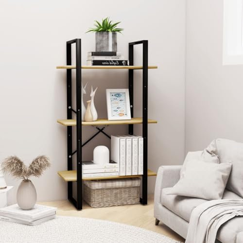 HANJIEFACAI Standregal 60x30x105 cm Massivholz Kiefer Vitrine Book Shelf Cabinet Shelf Organizer für Wohnzimmer Schlafzimmer Balkon Flur