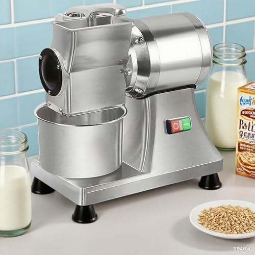 Dfdieratve Eléctrica Rallador de Queso de Tambor, 550W Profesional Rallador de Queso, para Rallar Queso, con Tambor Triturador de Acero Inoxidable de Mayor Tamaño, Pan Rallado de Cacahuete
