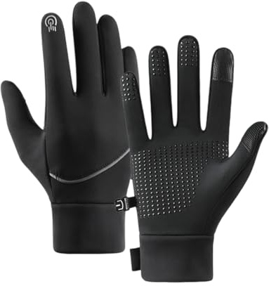 Penlimly Guantes Calefactables para Hombre,Guantes Térmicos Invierno Ligeros Recargables USB - Abrigados Impermeables Al Viento para Caza Senderismo Nieve Conducción Running Ciclismo Camping