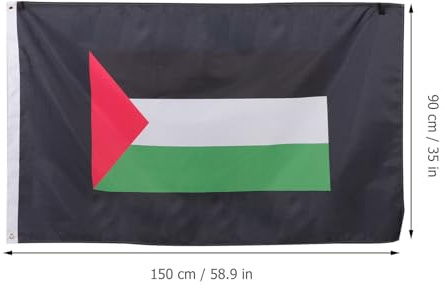 GARIOUANS Drapeau Palestine Drapeau Décoratif Extérieur Bannière Pour Jardin Et Maison