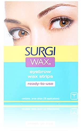 Surgi-Wax Brow Shapers For Brows, 28 Strips (pack of 4)