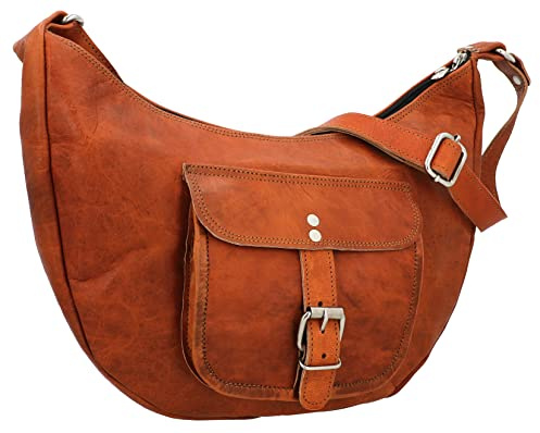 Gusti Sac à main en Cuir Mira - Sac à main en cuir véritable pour femme