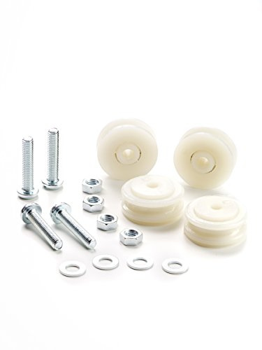 MacGreen® Gewächshaus-Türrollen Ø 22 mm | 4 Stück