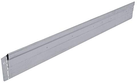bellissa Rasenkante NT aus Metall - 7094 - Stahlblech feuerverzinkt und verwindungssteif, silberfarbig - 118 x 13 cm, Nutzlänge 28,75 m - Mit patentierter Verbindungstechnik