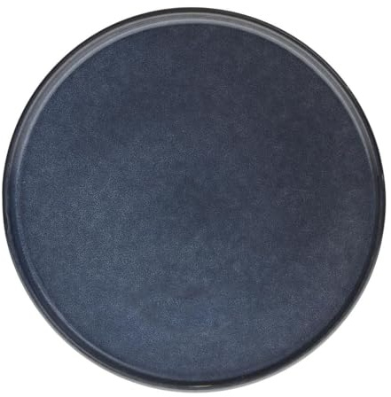 Secret de Gourmet - Lot de 6 Assiettes Plates Terre Inconnue 27cm Bleu
