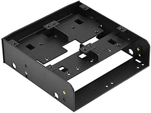 3.5 to 5.25 inch Hard Drive Bracket Included Mounting Screws Computer Mounting Plastic Multifunctional