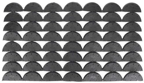 56Pcs Heel Plates Rubber Shoe Boots Heel Taps Sole Heel Guard Taps Repair Pads Sostituzione Scarpa Accessori per la Riparazione Clothing Accessories