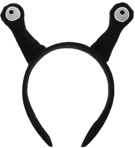OSALADI Schnecke Antenne Stirnband Schwarz Lustige Augen Stirnband Haarreifen Tier Ohr Maskerade Kostüm Haarband Geschenk für Foto Requisiten