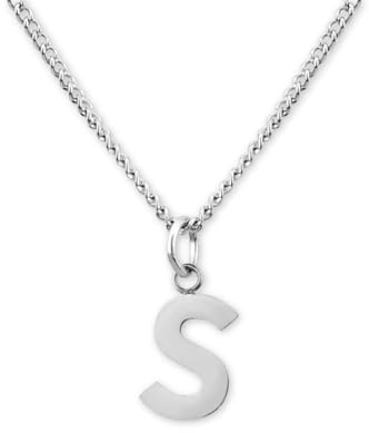 GD GOOD.designs Kette mit Buchstaben Silber - Wasserfest I hautverträgliche Halskette für Damen mit A-Z Anhänger I Initial Buchstabenkette
