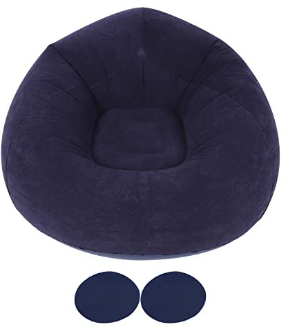 SYH&AQYE Bohnenbeutelstuhl, Sitzsack mit Rückenlehne, Bean Bag Bodenkissen Lounge Chair Sitzhocker Relax für Indoor Möbel Outdoor Reisen Camping