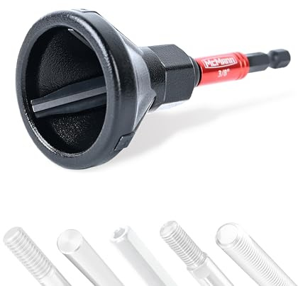 MCMANN Außenentgratwerkzeug mit Sechskantstiel Metall Kantenschleifer | Schnelle Außenchamferung, Passend für Rohre von 6 bis 33 mm, Stabiler Sechskantgriff für Bohrmaschinen