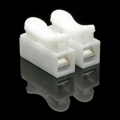 20/50 Stück, kein Löten, schnell, 1P, 2P, Kabel, Drahtverbinder, kein Schraubklemmenblock, Federklemme, 2-polig, 20 Stück