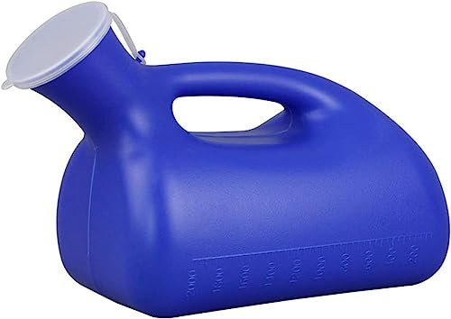 BULINO Urinflasche for Männer und Frauen, 3000 ml, großes männliches Urinal, tragbare Herren-Töpfchen-PIPI-Flasche, Sammler, Reisetoilette