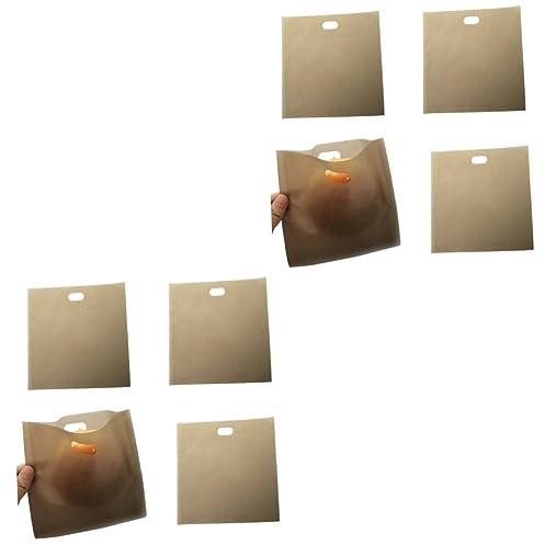 MAGICLULU 8pcs Reusable Sandwich Sealable Bags for Toaster Pizza Slices Pastries