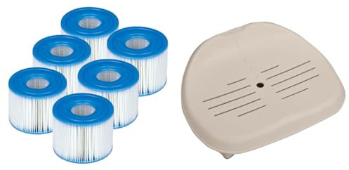 Intex lot de 6 cartouches pour PureSpa & siège Pure Spa