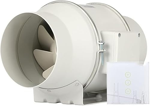 HACSYP Extractor de aire │Extractor de baño silencioso, ventilación industrial, ventilador de entrada, for garaje, invernadero, sótano, hogar
